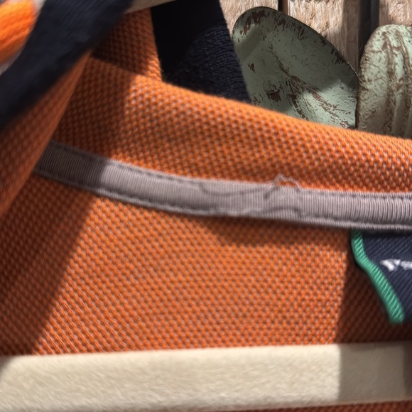 Psycho Bunny Zip up Gray Hoodie with Orange Accents size 4(small) pre owned - Picture 8 of 10